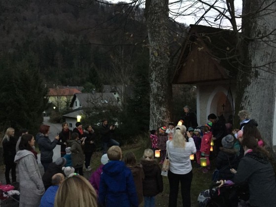 Kindergarten Altenmarkt / Pater Ulrich Diel OSB Martinfeier